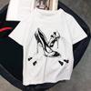 Kawaii T Shirts Women Cat New Tops Female Tshirt Loose Tshirt Summer Tee White Tshirts Round Neck Oversized T Shirt