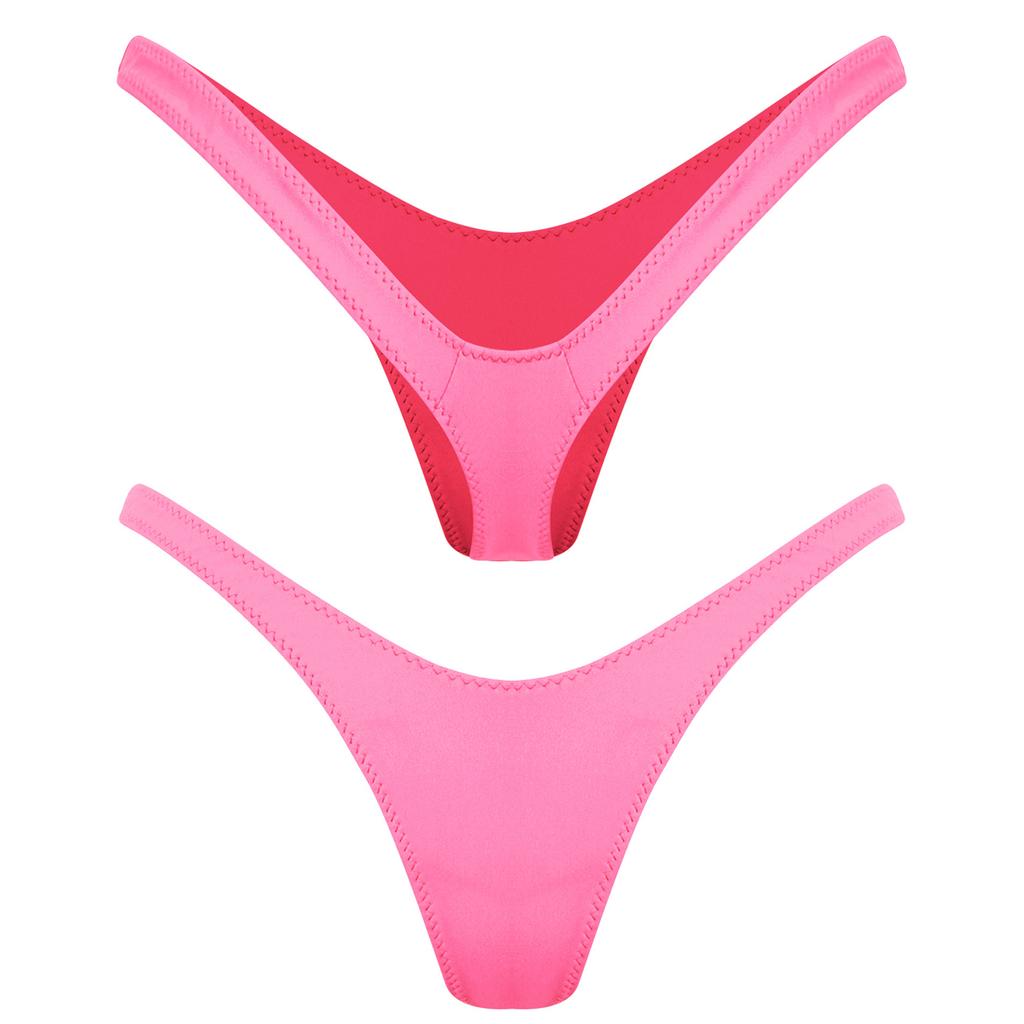 Womens V Shape Thong T-back G-string Panties Mini Bikini Briefs