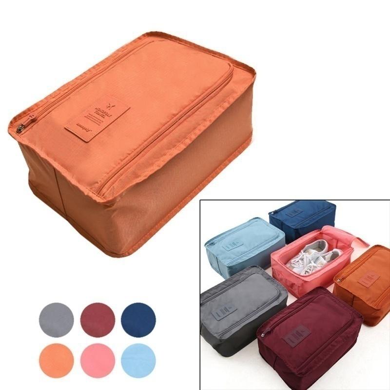 Portable Travel Shoes Storage Outdoor Tote Pouch Zip Waterproof Bag Organizer