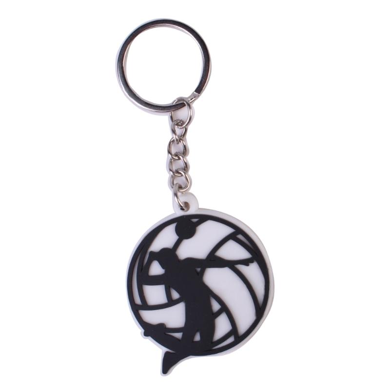 5Pcs Volleyball Keychains Volleyball Keyring Sports Theme Keychain Pendant for Volleyball Themed Party Rewards Boy Gifts