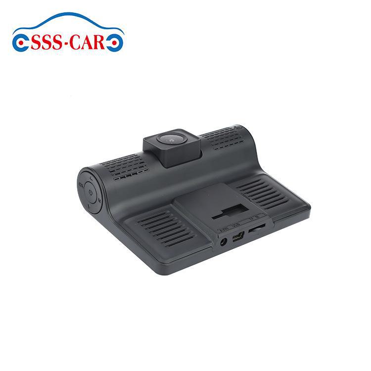 4-Inch Triple-View Dash Cam: Front, Rear & In-Car 1080P Recording