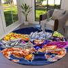 Dragon Ball Z Round Area Rug Carpet Rug For Living Room Bedroom Sofa Playroom Decor Nonslip Floor Mat