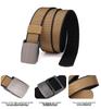 Men's Nylon Woven Canvas Belt with Automatic Buckle - Youth & Student Casual Tactical Belt