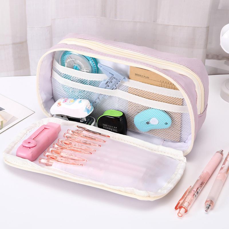 2025 New Nine-layer Large-capacity Pencil Case for Primary School Students and Junior High School Students, Simple and Multi-functional Pencil Case