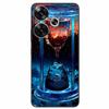 For Xiaomi Redmi 13 Case Animals Painted Black Silicone TPU Soft Bumpers for Redmi 13 4G 5G Redmi13 Phone Cover Protect Capa