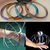 Magic Ring Hand Toy Iron Stress Relief Durable Adults Kids Creative Solid Color