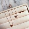 Women's Earrings, Plump Heart Bracelet, and Necklace