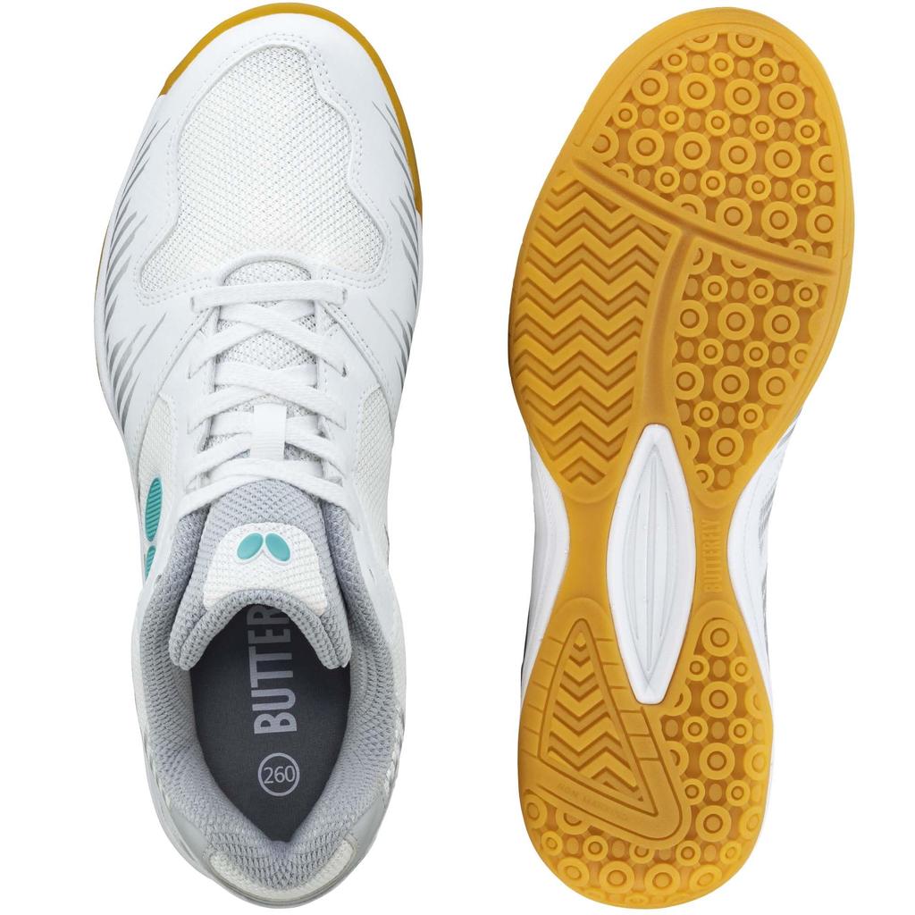 Butterfly Resoline Birata Takkyu Shoes White (93700-270) 23.0