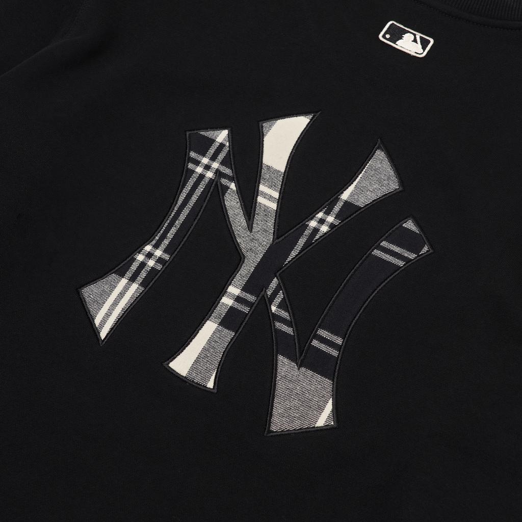 New MLB Base Logo Sweatshirts Unisex Black 3AMTC0114-50BKS
