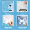 Spring 2026 White Butterfly Hummingbird Flower Static Cling Window Stickers No Residue Decorative Safety