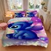 3Pcs Stitch Space Adventure Bedding Sets For All Sizes New 3D Printed Bed Cover Comforter Duvet Cover Pillowcase Bedroom Decoration