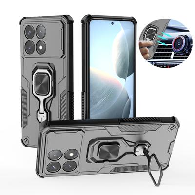 For POCO X6 Pro 5G Case Camera Lens Protective Armor Shockproof Case For Xiaomi POCO X6 Pro X6Pro Magnetic Holder Ring Cover