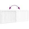 Vidaxl Foldable Pet Safety Gate, 2 Panels, White, 160Cm