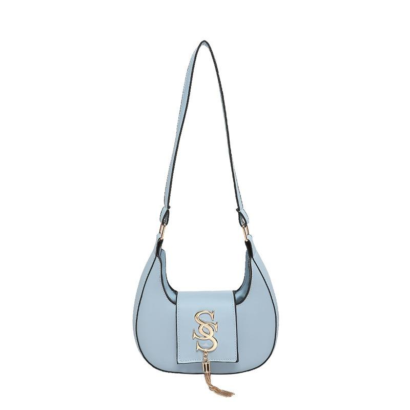 New Hand-carried Women's Bags, Trendy Underarm Bags, Women's Spring Simple and Fashionable Single Shoulder Dumpling Bags