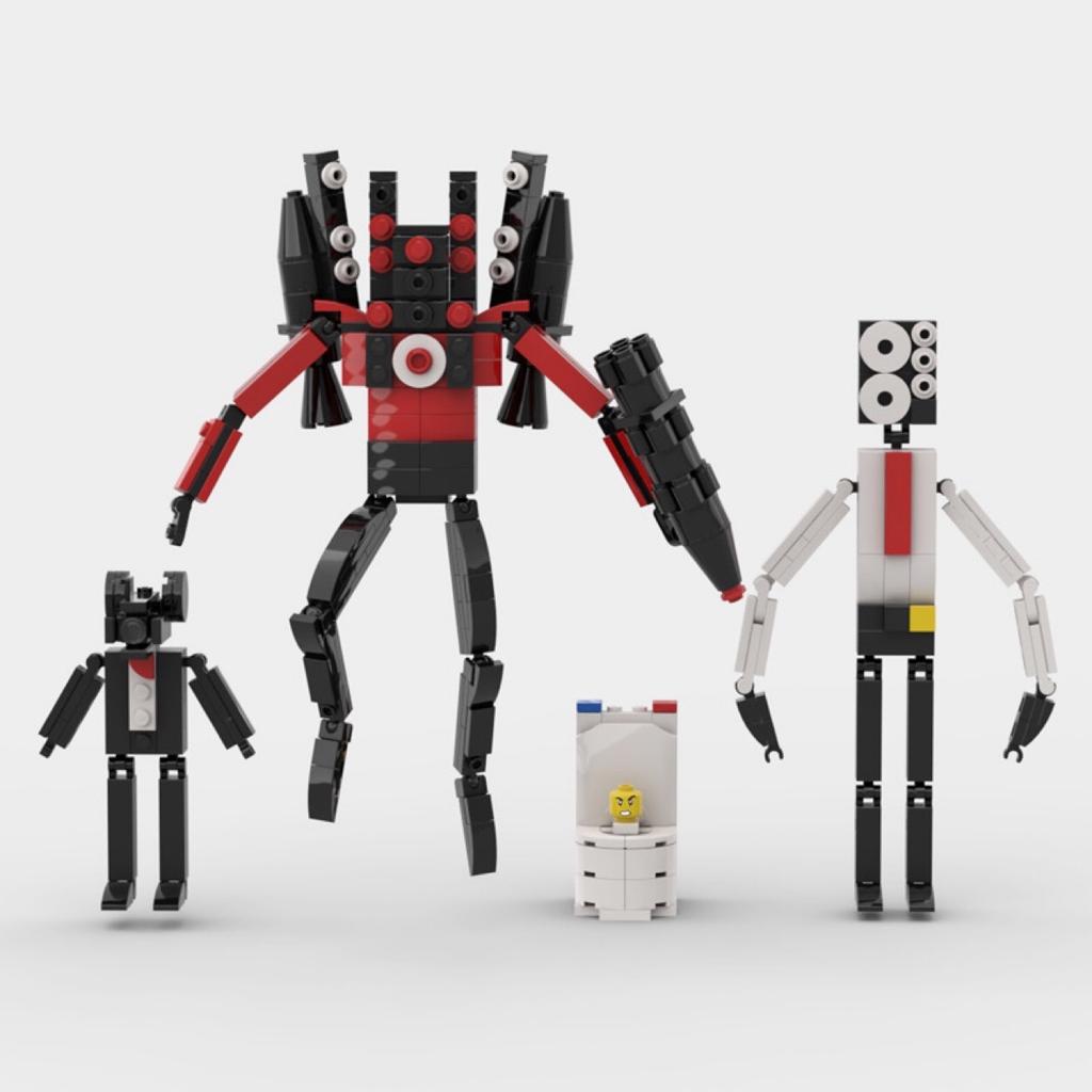 Titans Audio Man Vs Camera Wars Building Block Toys