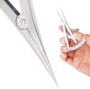 Zubní implantát kostní třmen Měřidlo zubní korunky Třmen Pravítko Zakřivená/rovná hlava Zubní chirurgický vosk Kost Zubní nástroj