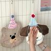 Cute Little Bear Puppy Water Towel Kitchen Hand Towel Cute Cartoon Hanging Type Absorbent Thick Handkerchief Clot