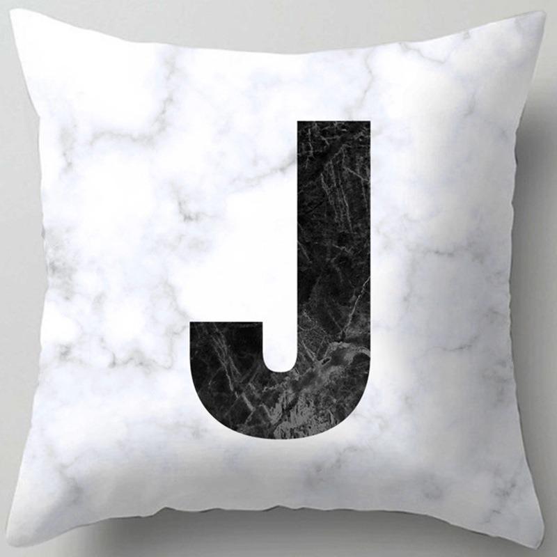 Living Room Sofa Pillow, Office Seat, Lumbar Pillow, Bedside Pillow, Simple Letter Printed Pillow Case, Home Furnishing