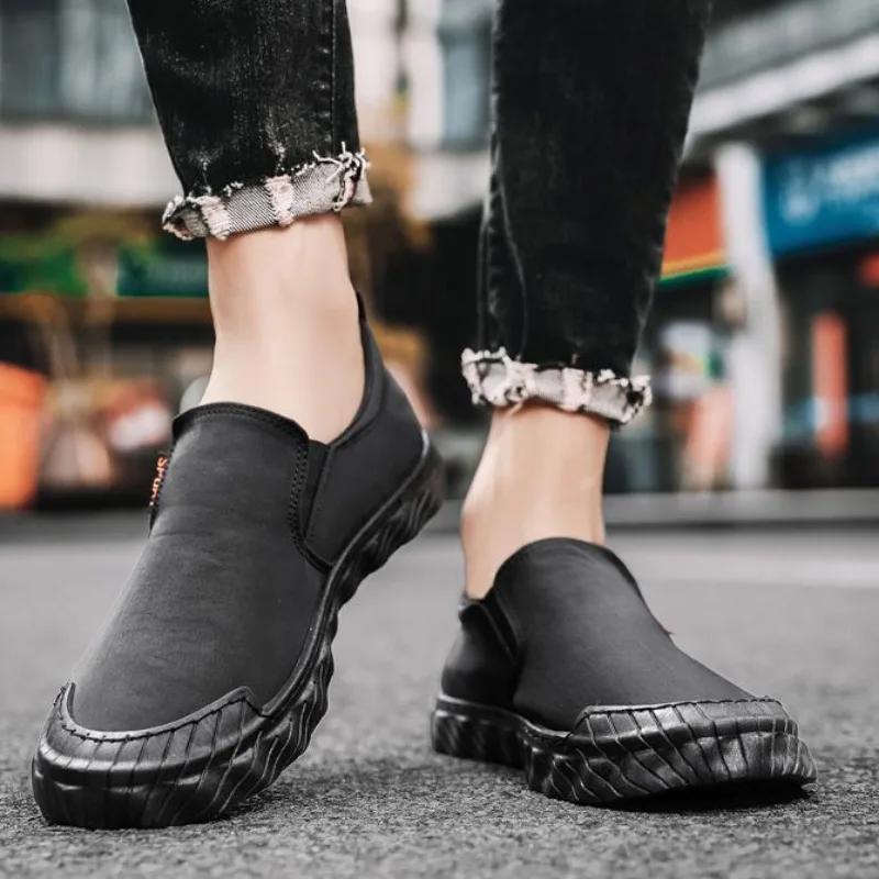 Fashion Sneakers Man Lightweight Work Canvas Vulcanize Shoes for Men Breathable Trends 2024 Luxury Sale Trend Hiking Legitimate Designer