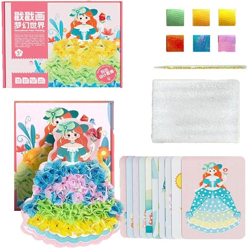 

Тканевое искусство Star Helio, Тканевое художественное безумие для детей, наборы для поке-арта для детей, набор для рисования и рисования своими руками, доска для рисования и поделок