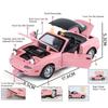 1:24 Initial D RX7-FC MX-5 Alloy Cars Models Toys Diecasts Miniature Supercar Sound Light Vehicles Toy for Children Gifts