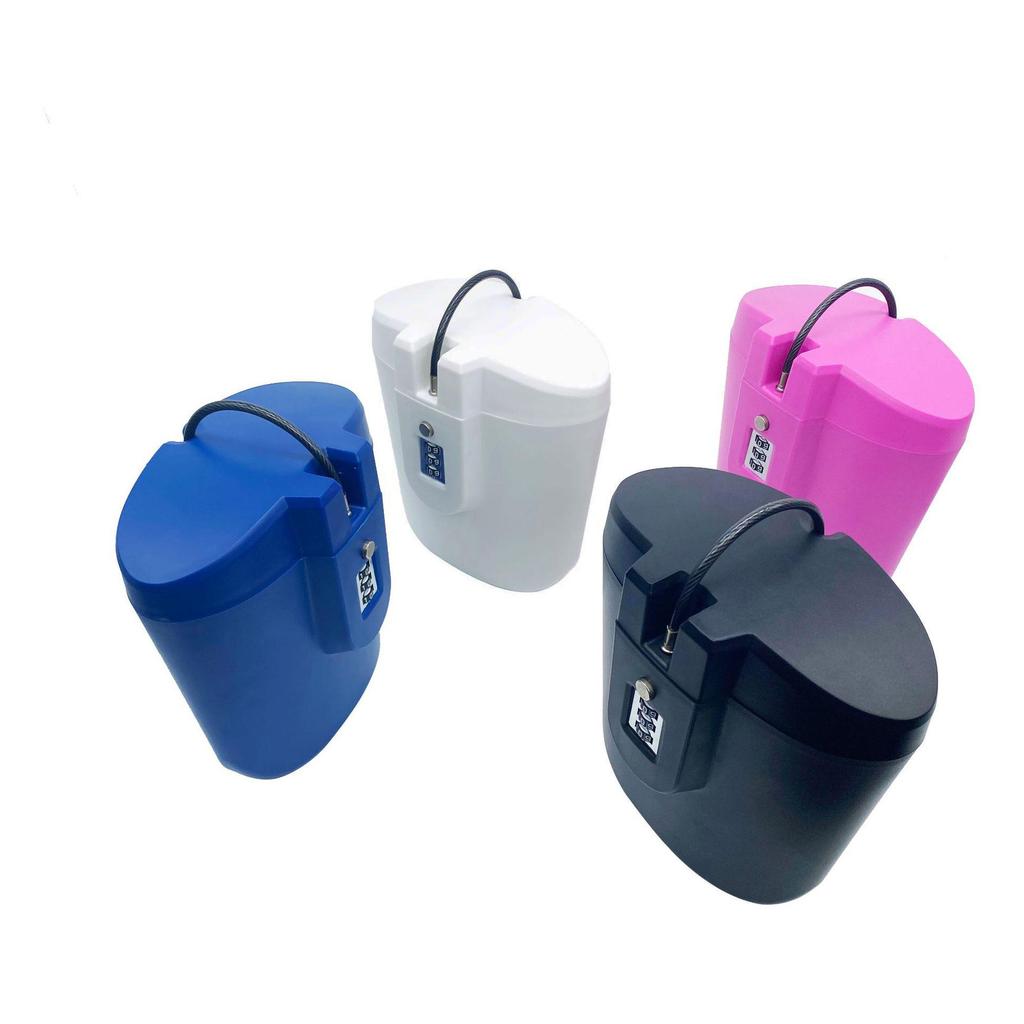 Portable Steel Cable Combination Lock Storage Box