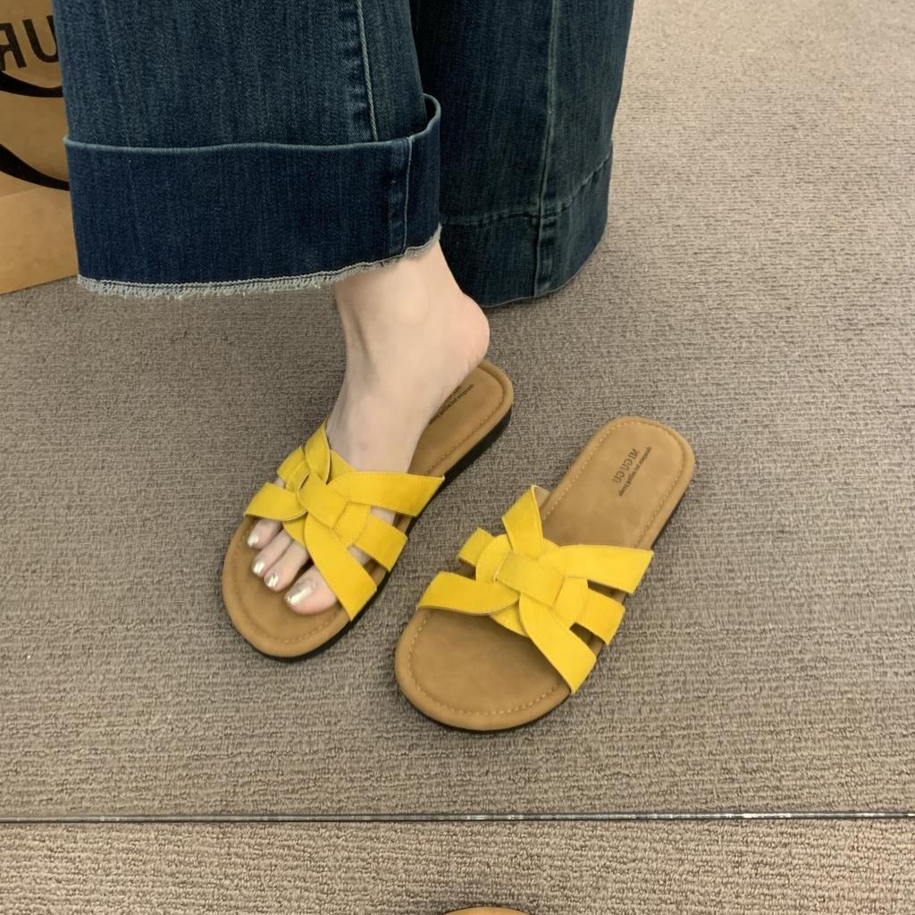 Fashion Shoes Slippers Flat Slides Slipers Women Summer Rubber 2025 Soft Concise  Shoes Women Slippers Summer Pantofle Slides Soft 2025