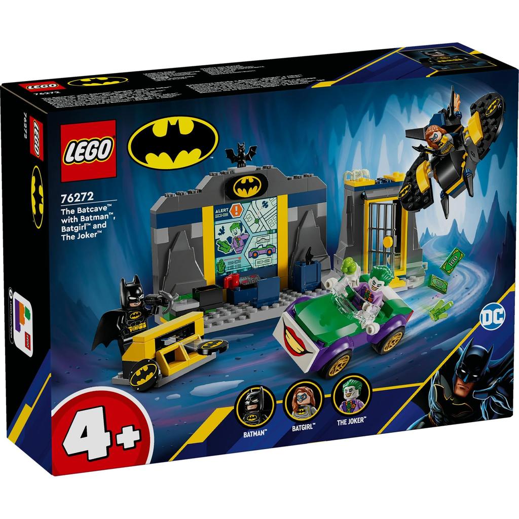 LEGO Super Heroes Batcave Ft. Batman, Batgirl & Joker Toy Present Birthday Block Educational Christmas Boys Girls Children 4 Years Old 5 Years Old 6