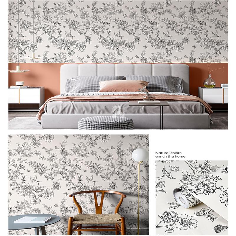 

Бамбуковые обои современные геометрические самоклеящиеся обои черные полосы съемные самоклеящиеся обои настенное покрытие украшение для дома 2mx45cm