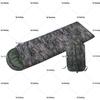 Saixianfeng Adult Thickened Warm Envelope Camouflage Camping Sleeping Bag