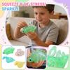 Glitter Dinosaur Squishy Toys Stress Relief Sensory Toys  For Stress Anxiety Relief