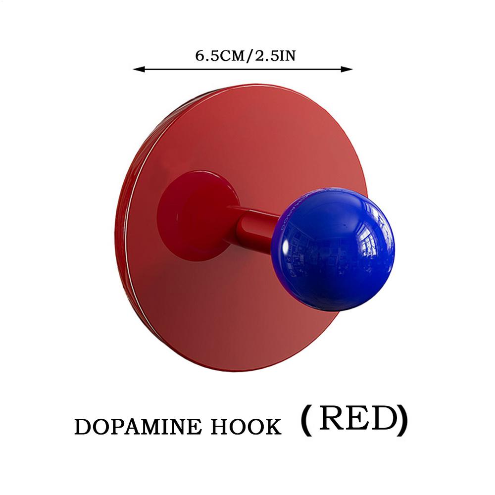 

Крючки для одежды на клейкой основе Милые вешалки для одежды Липкие настенные крючки Креативные аксессуары для ванной комнаты без сверления Декоративная вешалка для полотенец Для красный