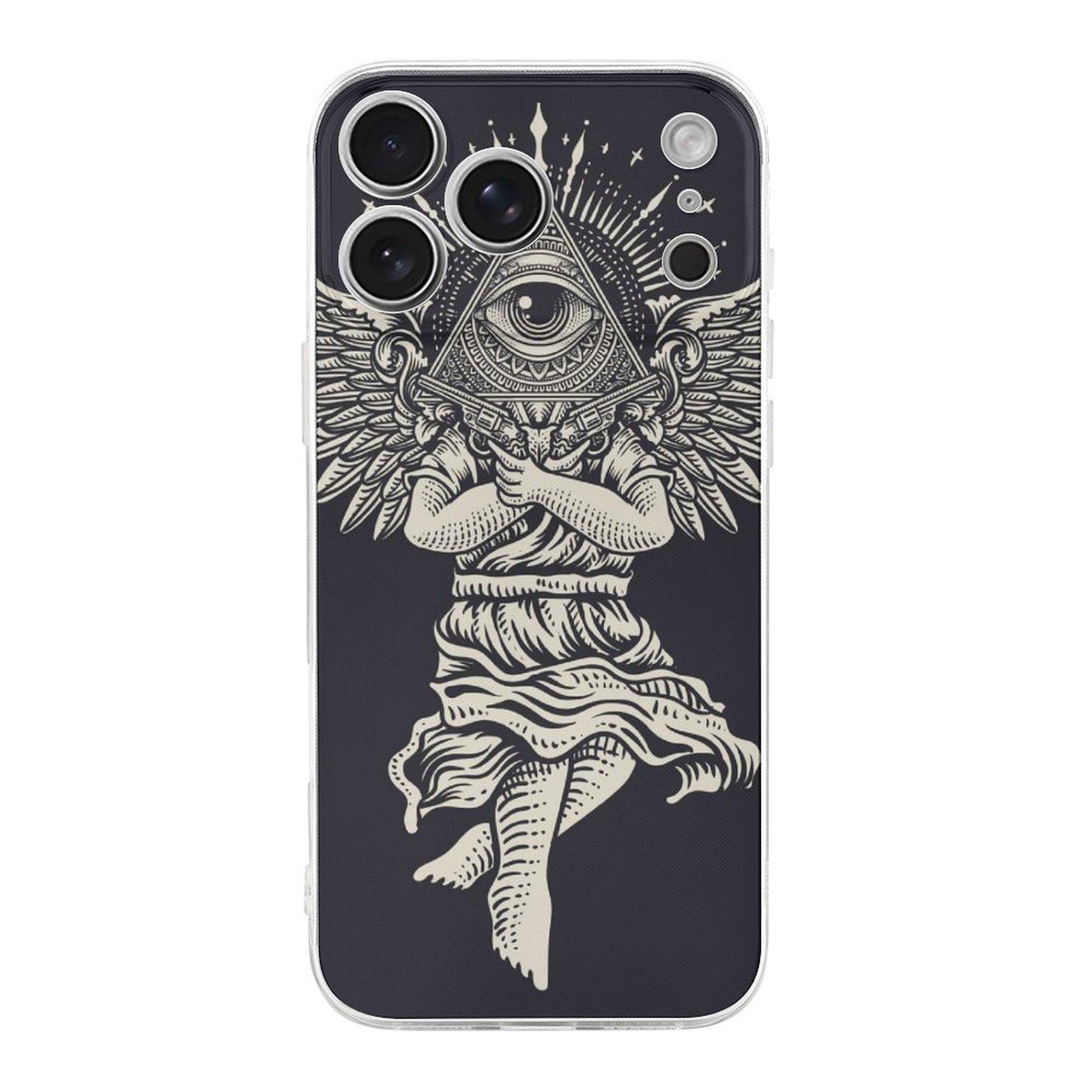 

1 Pack For iPhone 17 TPU Slim Transparent Soft Case Anti-Scratch Shockproof Flexible Protective Cover Fit 17 17 Air 17 Pro 17 Pro Max IPHONE-17ProMax белый