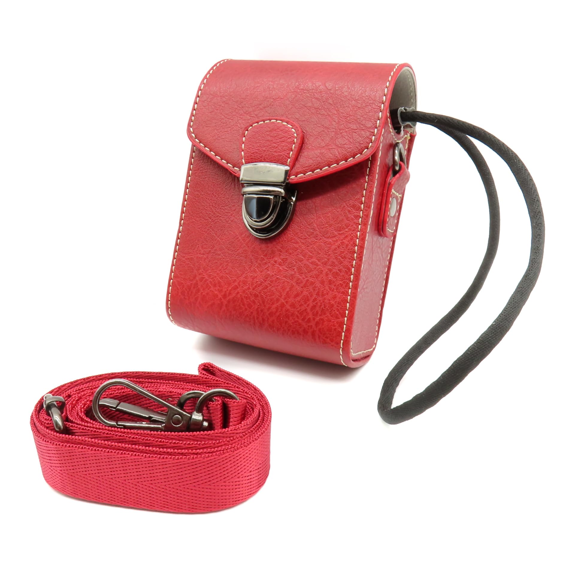 

Synthetic leather digital camera case Compatible with OLYMPUS STYLUS Olympus Stylus SH3 SH2 SH1 Storage Protection School Bag Carry Pouch [No brand] -
