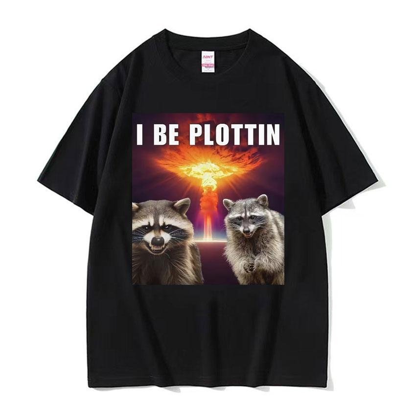 My Pain Is Chronic But This Ass Is Iconic Tee Shirt Funny Raccoon Meme T Shirt Mens Womens Vintage Kawaii Couples Tshirt Tops