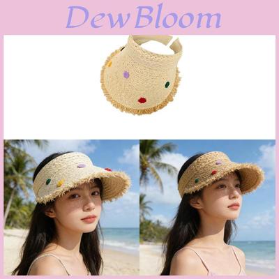 Summer Straw Wicker Sun Hat For Women With Wide Brim And Breathable Design