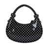 Borsa a Pois Piccola, Borsa Quadrata Piccola alla Moda a Tracolla, Borsa a Mano a Forma di Ravioli
