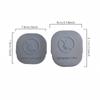 2Pcs For Ford Ranger 2023-2025 Car Rear Axle Rubber Protective Cover Back Frame Beam Sealing Sandproof Mat Interior Accessories