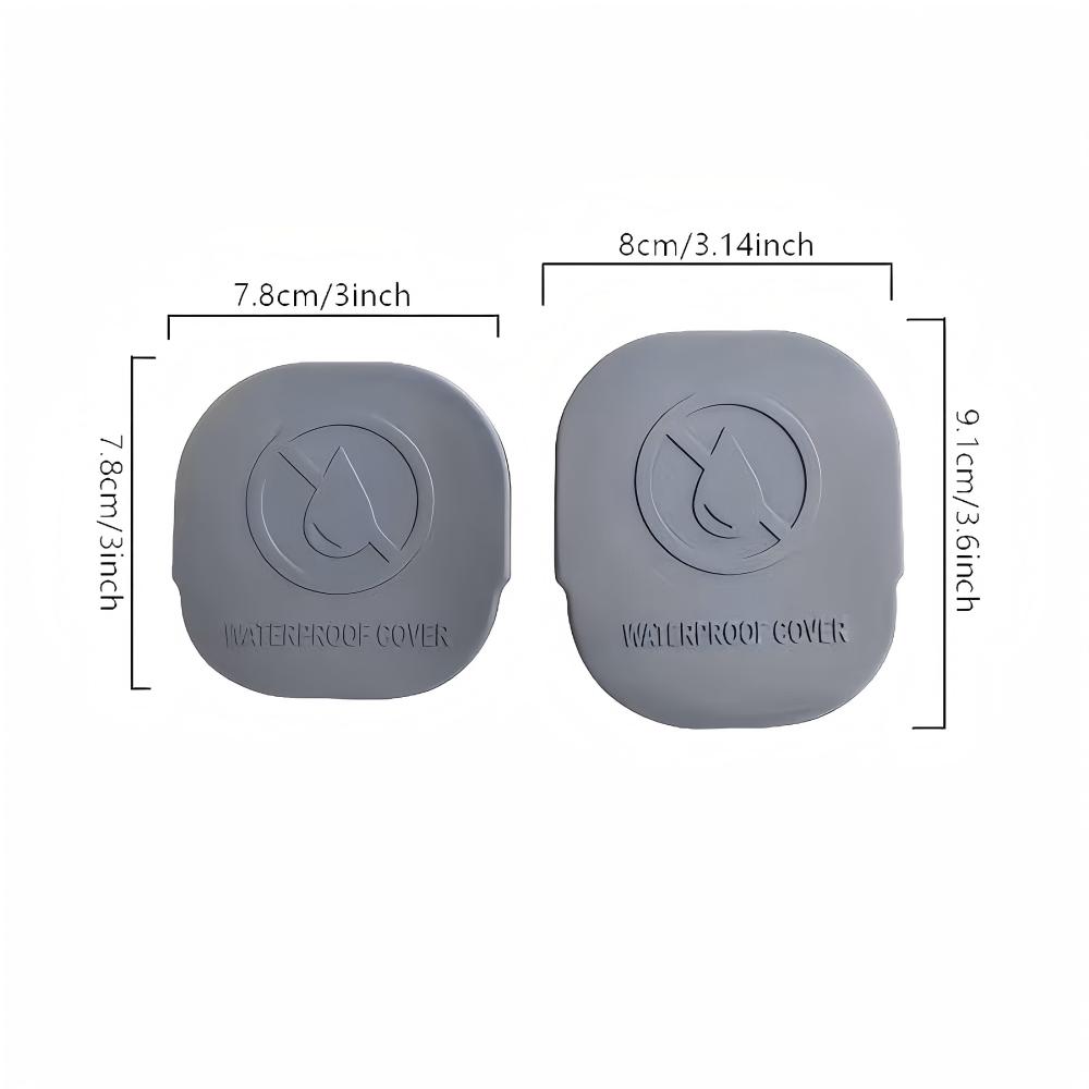 2Pcs For Ford Ranger 2023-2025 Car Rear Axle Rubber Protective Cover Back Frame Beam Sealing Sandproof Mat Interior Accessories