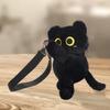Cat Shaped Crossbody Bag Creative Shoulder for Travel Birthday Gift Shopping