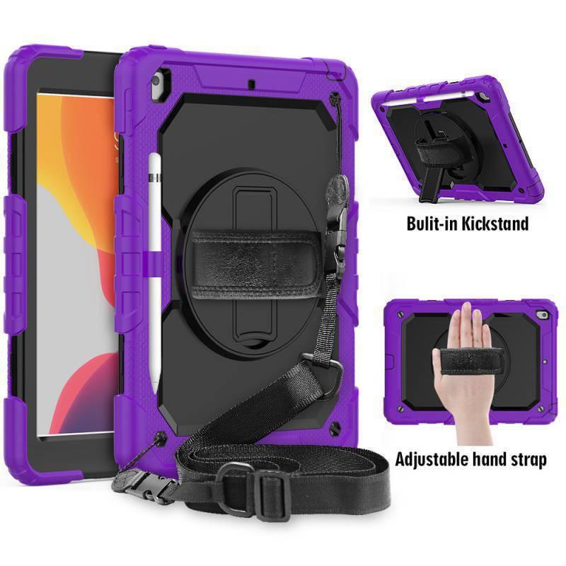 Rotating Stand Strap Case IPad 7th Gen 10.2 Inch 2019 Tablet