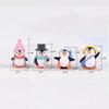 4Pcs Cute Cartoon Penguin Miniatures, Winter Penguin Toys for Micro Landscape & DIY Crafts