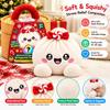 Stress Relief Giant Christmas Dumpling Pillow Soft Plush Squeeze Dumpling Toy  Kids Gift