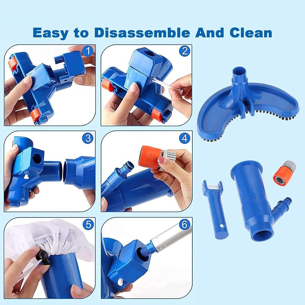 Pool Vacuum Cleaner, Handheld Pool Cleaner For Above Ground Pools, Inflatable Pools And Vacuum Cleaner Pool Cleaner