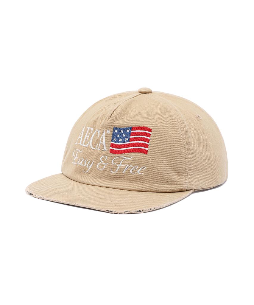 AECA Aeca Easy & Free Flag Cap-Beige