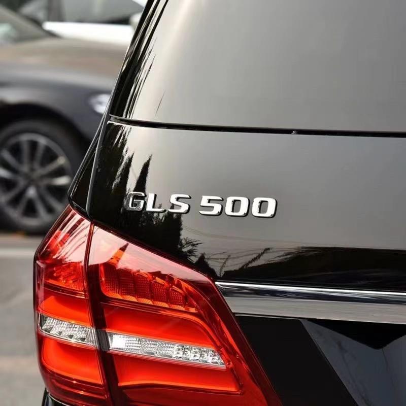 ABS Car Trunk Letters Logo Emblem Badge Decals Sticker For Mercedes Benz GLS Class GLS400 GLS500 GLS550 GLS450 4MATIC X166 X167 AA1 QQ26