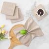 1/5pcs Kitchen Lock Edge Woven Towel High-quality Ultra-fine Fiber Waffle Cloth Reusable Super Absorbent Dishwasher Towel