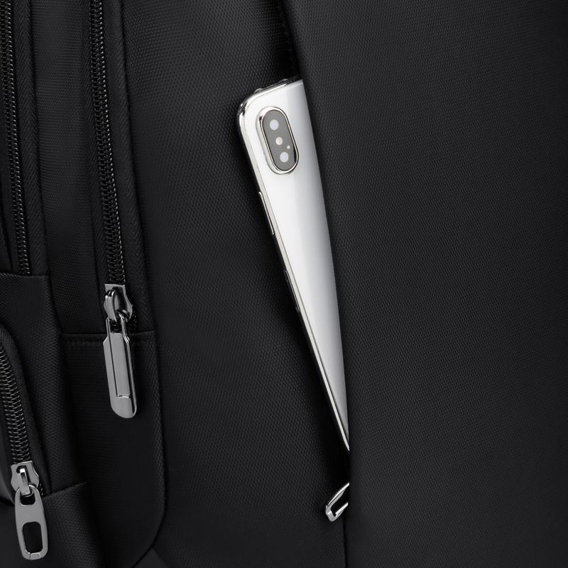 Backpack Men's Casual USB Men's Backpack Breathable Wear-resistant Business Computer Bag Travel Bag Student School Bag