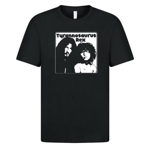 Tyrannosaurus Rex T-shirt 1143 T Rex Music Rock Band Glam Marc Bolan Slade Black M