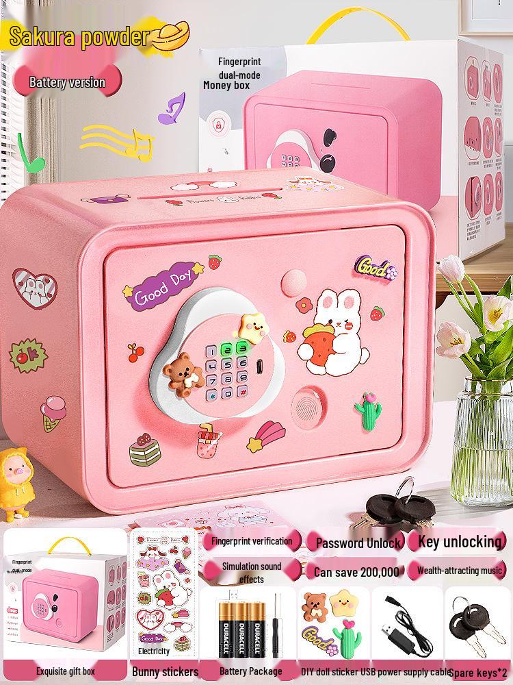 2024 Large Capacity Password Piggy Bank for Girls